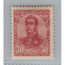 ARGENTINA 1908 GJ 286 ESTAMPILLA NUEVA CON GOMA U$ 7.80